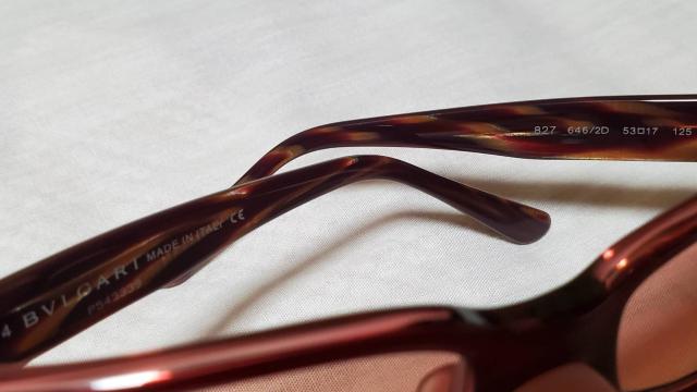 正規未 レア ブルガリ パレンテシ装飾 グラデーションサングラス 茶系赤×シルバークロス 付属有○眼鏡 アイウェア < ブランド  正規未 レア ブルガリ パレンテシ装飾 グラデーションサングラス 茶系赤×シルバークロス 付属有○眼鏡 アイウェア < ブランドの