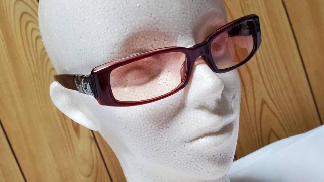 正規未 レア ブルガリ パレンテシ装飾 グラデーションサングラス 茶系赤×シルバークロス 付属有○眼鏡 アイウェア < ブランド  正規未 レア ブルガリ パレンテシ装飾 グラデーションサングラス 茶系赤×シルバークロス 付属有○眼鏡 アイウェア < ブランドの