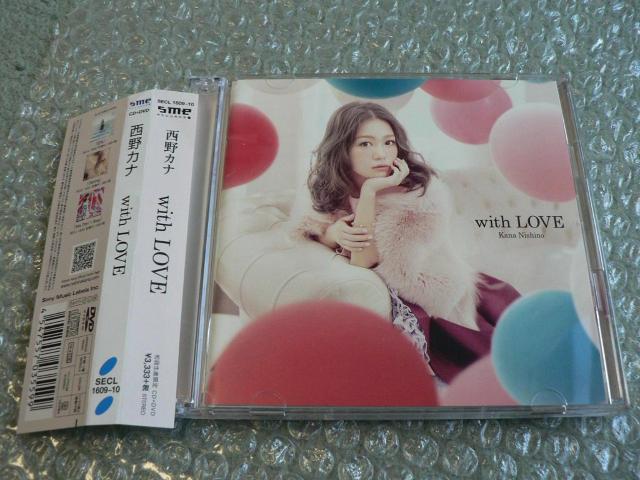 西野カナ【with Love】初回盤(CD+DVD)PV4曲+メイキング他出品 < タレントグッズ  西野カナ【with Love】初回盤(CD+DVD)PV4曲+メイキング他出品  < タレントグッズの