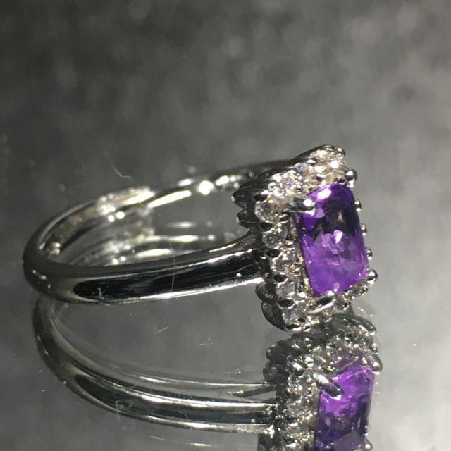 《No.R065》宝石質 アメジスト フリーサイズring < 男性アクセサリー/時計  《No.R065》宝石質 アメジスト フリーサイズring < 男性アクセサリー/時計の
