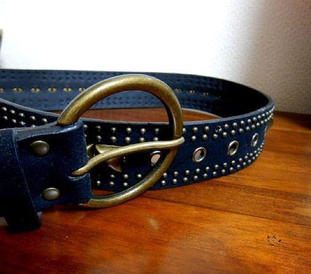 ◆レザー ベルト スタッズ ロック パンク メタル 未使用品 < 男性ファッション  ◆レザー ベルト スタッズ ロック パンク メタル 未使用品 < 男性ファッションの