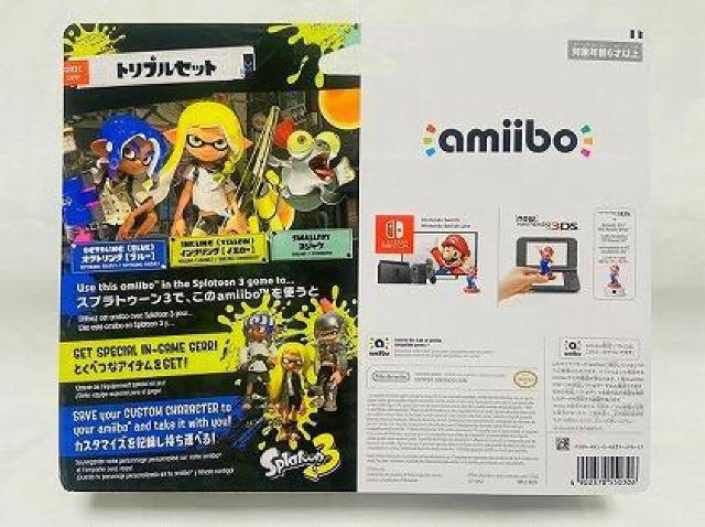 amiibo★トリプルセット★スプラトゥーン3★スプラトゥーンシリーズ★未開封 < ゲーム本体/ソフト amiibo★トリプルセット★スプラトゥーン3★スプラトゥーンシリーズ★未開封 < ゲーム本体/ソフトの