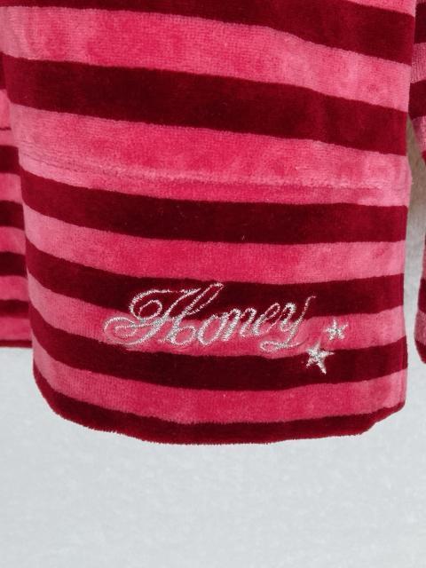 Honey ボーダー フリース 長袖 プルオーバー トップス 部屋着 M ピンク N2m < 女性ファッション  Honey ボーダー フリース 長袖 プルオーバー トップス 部屋着 M ピンク N2m < 女性ファッションの