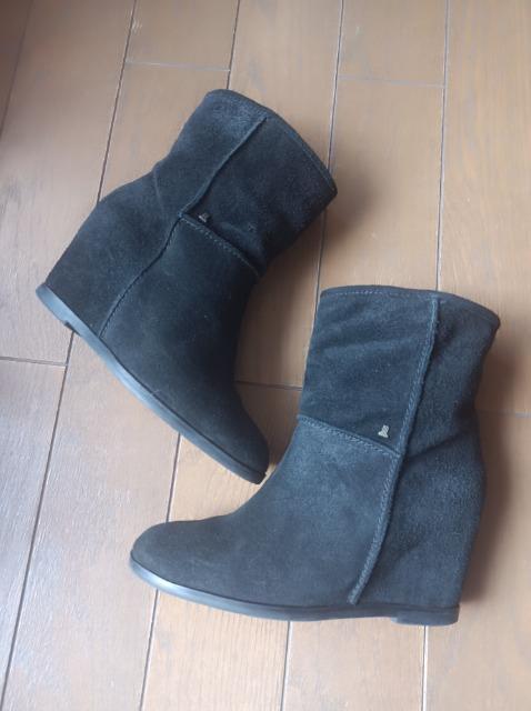 LANVIN★内側ボアインヒールブーツ★ウェッジブーツ★身長アップ★足長効果抜群★あったか安定★ランバン★ < 女性ファッション  LANVIN★内側ボアインヒールブーツ★ウェッジブーツ★身長アップ★足長効果抜群★あったか安定★ランバン★  < 女性ファッションの