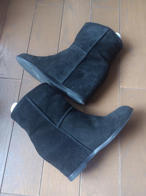LANVIN★内側ボアインヒールブーツ★ウェッジブーツ★身長アップ★足長効果抜群★あったか安定★ランバン★ < 女性ファッション  LANVIN★内側ボアインヒールブーツ★ウェッジブーツ★身長アップ★足長効果抜群★あったか安定★ランバン★ < 女性ファッションの