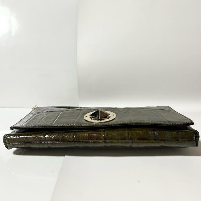 美品 kate spade ケイトスペード クロコダイル型押し パテントレザー ショルダーバッグ < ブランド 美品 kate spade ケイトスペード クロコダイル型押し パテントレザー ショルダーバッグ < ブランドの