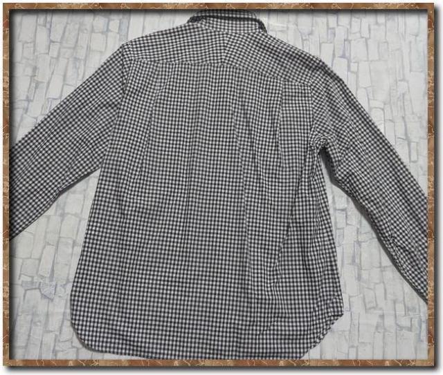 マカフィー ギンガムチェック長袖シャツ 黒×白 < ブランド マカフィー ギンガムチェック長袖シャツ 黒×白 < ブランドの