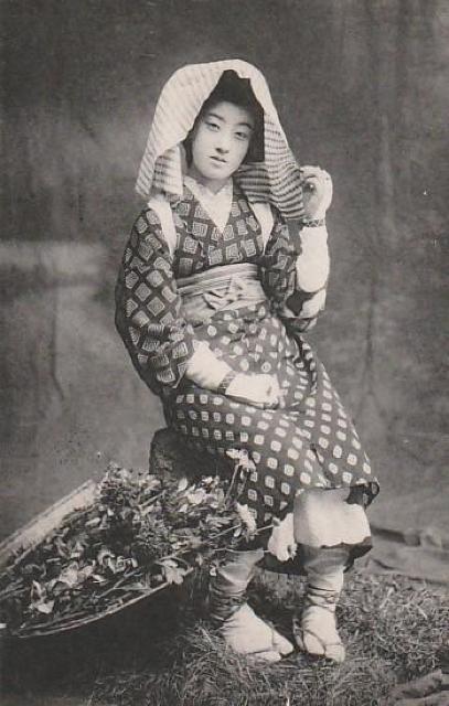 京都 大原女 戦前絵はがき 4種【F-52】 < ホビー 京都 大原女 戦前絵はがき 4種【F-52】 < ホビーの