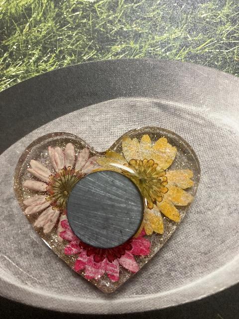 ハンドメイド レジン マグネット ハート < 女性ファッション  ハンドメイド レジン マグネット ハート < 女性ファッションの