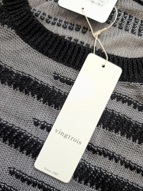 M★Vingtrois★やぶれ柄ニットプルオーバー★麻綿サマーセーター★新品★送料無料 < 女性ファッション M★Vingtrois★やぶれ柄ニットプルオーバー★麻綿サマーセーター★新品★送料無料 < 女性ファッションの