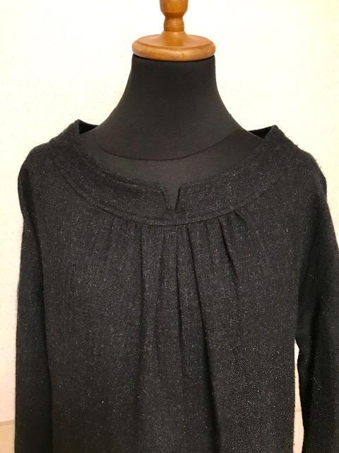 HUMAN WOMAN 未使用 タグ付きウールニット 黒 < 女性ファッション HUMAN WOMAN 未使用 タグ付きウールニット 黒 < 女性ファッションの