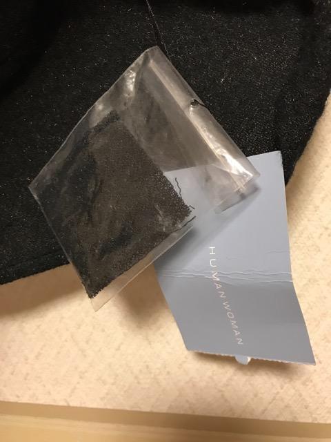 HUMAN WOMAN 未使用 タグ付きウールニット 黒 < 女性ファッション HUMAN WOMAN 未使用 タグ付きウールニット 黒 < 女性ファッションの