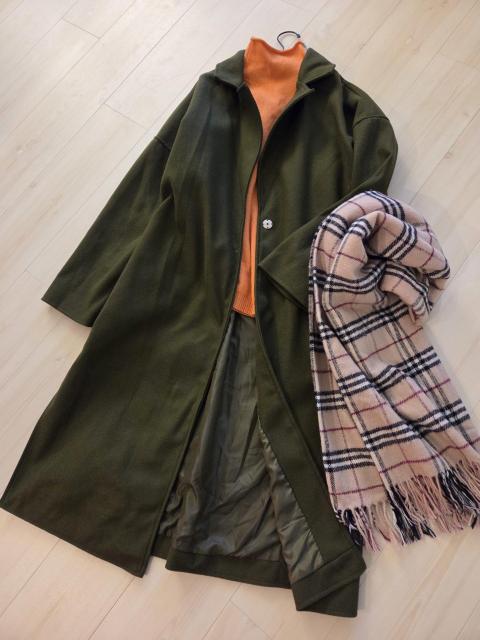 CFCコート★カーキカラーのロングコート < 女性ファッション CFCコート★カーキカラーのロングコート < 女性ファッションの