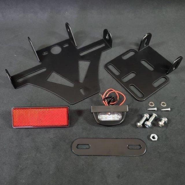 �t�F���_�[���X�L�b�g ���t���N�^�[ LED�i���o�[�� Ninja250 �� �� ������/�o�C�N