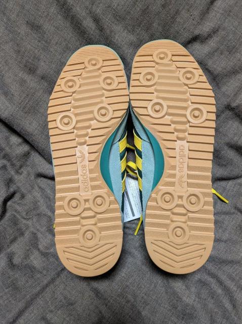 ADIDAS��SL72���O���[��/�C�G���[��23.5cm���V�i�����p���������� �� �u�����h�� 