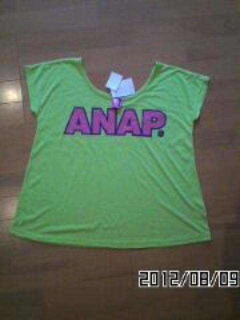 ★ANAP★超カワ★ネオンカラーロゴチュニックT★NG★ < ブランド  ★ANAP★超カワ★ネオンカラーロゴチュニックT★NG★  < ブランドの