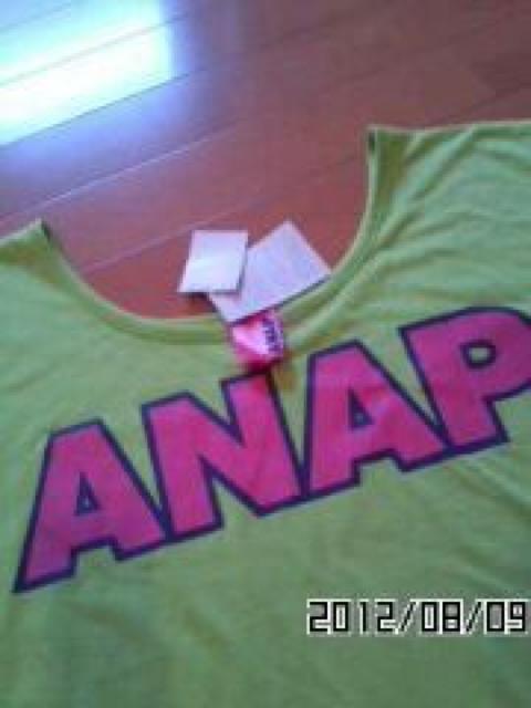 ★ANAP★超カワ★ネオンカラーロゴチュニックT★NG★ < ブランド  ★ANAP★超カワ★ネオンカラーロゴチュニックT★NG★ < ブランドの