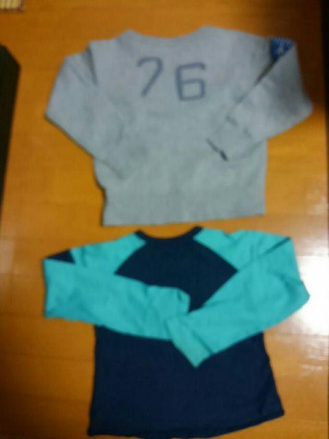 ☆美品☆パーソンズ☆トレーナー&長袖Tシャツ 2点セット☆110120 < キッズ/ベビー  ☆美品☆パーソンズ☆トレーナー&長袖Tシャツ 2点セット☆110120 < キッズ/ベビーの