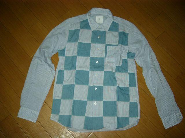 uniform experimentパッチワークシャツ1ソフネットSOPHNET.薄手 < ブランド  uniform experimentパッチワークシャツ1ソフネットSOPHNET.薄手  < ブランドの