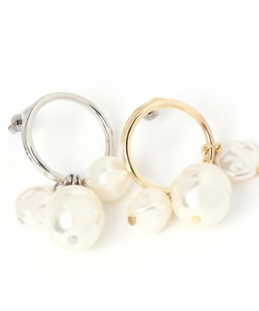 送料無料●定価1404円●淡水パールサークルピアスゴールド●Me% < 女性アクセサリー/時計 送料無料●定価1404円●淡水パールサークルピアスゴールド●Me% < 女性アクセサリー/時計の