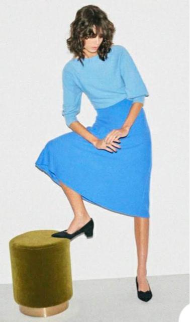 FRAYIDウールカシミヤバックツイストワンピースフレイブルー青 < ブランド FRAYIDウールカシミヤバックツイストワンピースフレイブルー青 < ブランドの