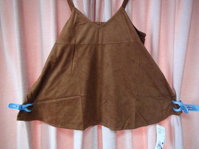 ワ−ルドのキャミソールブラウン(L)新品タグ付き!。2 < 女性ファッション ワ−ルドのキャミソールブラウン(L)新品タグ付き!。2 < 女性ファッションの