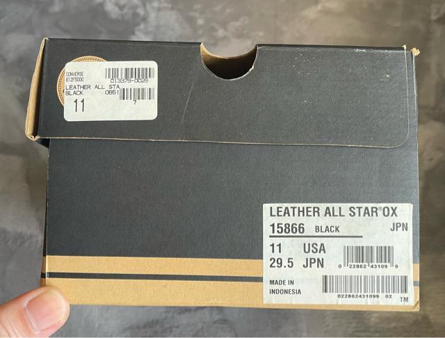 Vi@Ro[X@[@converse leather all star ox 15866 ubN@29.5cm ŏIi  uh 