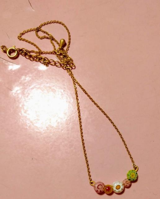 ネックレス 花柄 フラワー < 女性アクセサリー/時計  ネックレス 花柄 フラワー  < 女性アクセサリー/時計の