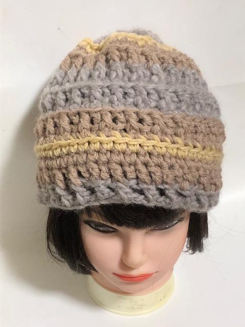 新品〈毛糸の帽子〉ハンドメイド(手編み帽子)レディース < 女性ファッション  新品〈毛糸の帽子〉ハンドメイド(手編み帽子)レディース < 女性ファッションの