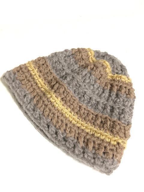 新品〈毛糸の帽子〉ハンドメイド(手編み帽子)レディース < 女性ファッション  新品〈毛糸の帽子〉ハンドメイド(手編み帽子)レディース < 女性ファッションの