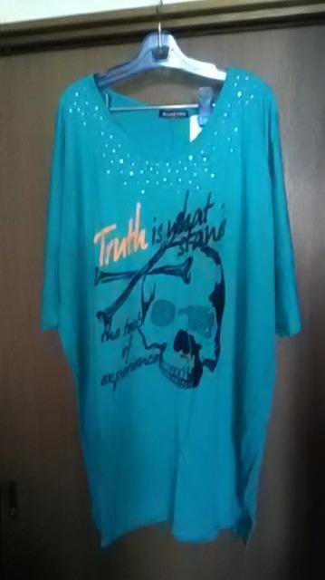 C*新品*スカル柄*Tシャツワンピース < 女性ファッション  C*新品*スカル柄*Tシャツワンピース  < 女性ファッションの