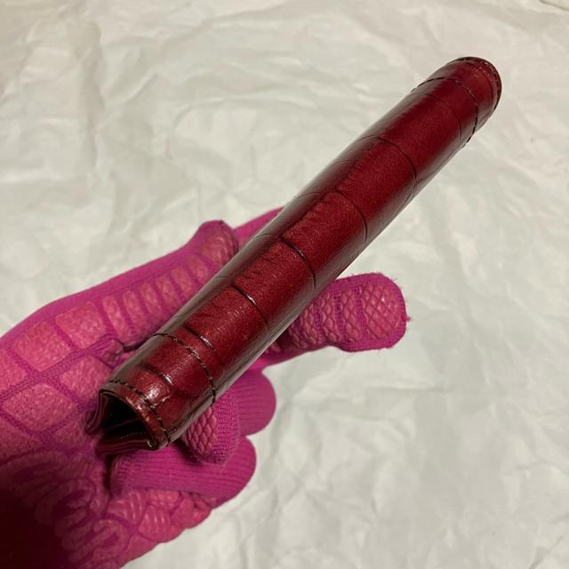 【Dakota / ダコタ】 クロコ型押し レザー / 手帳型 カードケース 赤 < ブランド 【Dakota / ダコタ】 クロコ型押し レザー / 手帳型 カードケース 赤 < ブランドの