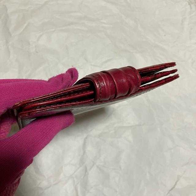 【Dakota / ダコタ】 クロコ型押し レザー / 手帳型 カードケース 赤 < ブランド 【Dakota / ダコタ】 クロコ型押し レザー / 手帳型 カードケース 赤 < ブランドの