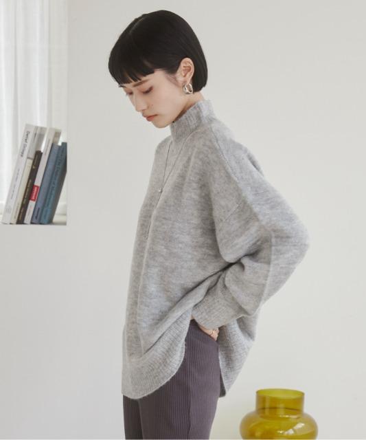 ANGIEオーバーサイズ ハイネック ニットプルオーバー < 女性ファッション  ANGIEオーバーサイズ ハイネック ニットプルオーバー < 女性ファッションの