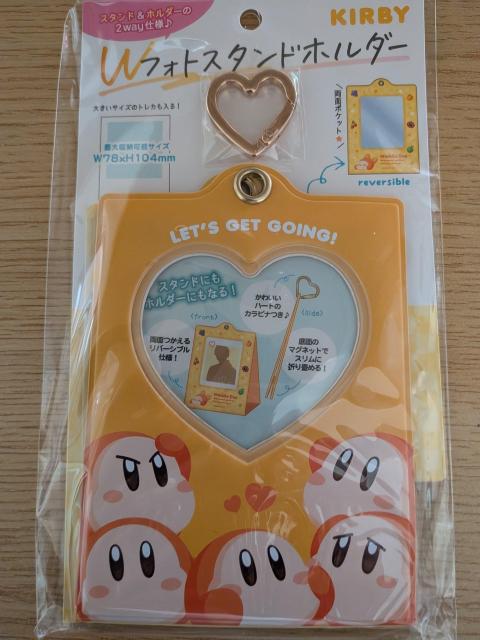 星のカービィ Wフォトスタンドホルダー オレンジ < アニメ/コミック/キャラクター  星のカービィ Wフォトスタンドホルダー オレンジ  < アニメ/コミック/キャラクターの
