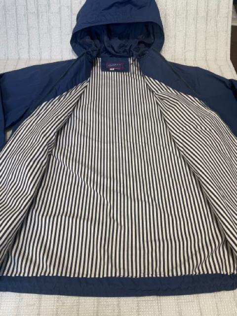 ビンテージ90's●GANT ガント ブルゾン アウター シェルパーカー コットン100% サイズ:M カラー:ネイビー < 男性ファッション ビンテージ90's●GANT ガント ブルゾン アウター シェルパーカー コットン100% サイズ:M カラー:ネイビー < 男性ファッションの