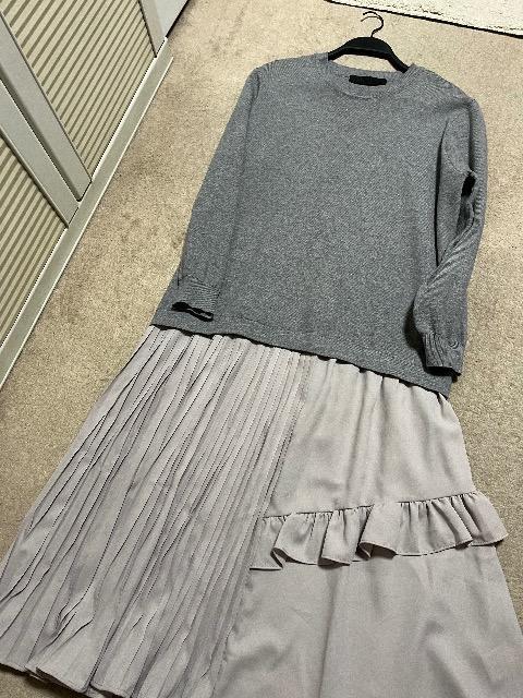 ミカーレミカーレニット素材違いワンピース < 女性ファッション ミカーレミカーレニット素材違いワンピース < 女性ファッションの