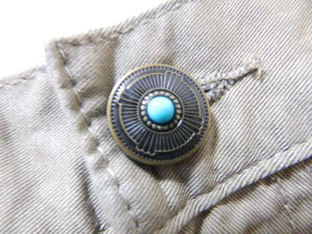 《New》エスニック&ネイティブ★バックジップ刺繍・ツイル*ハーフパンツ<ベージュ・w82> < 男性ファッション  《New》エスニック&ネイティブ★バックジップ刺繍・ツイル*ハーフパンツ<ベージュ・w82> < 男性ファッションの