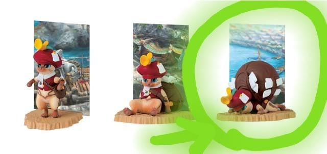 一番くじ モンスターハンター3(トライ)G F賞 カードスタンドフィギュア アイルー(倒れ) < アニメ/コミック/キャラクター 一番くじ モンスターハンター3(トライ)G F賞 カードスタンドフィギュア アイルー(倒れ) < アニメ/コミック/キャラクターの