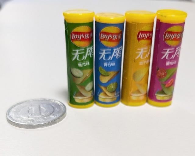 ミニチュア★ポテトチップ★4個セット★ドールハウスに★ < おもちゃ ミニチュア★ポテトチップ★4個セット★ドールハウスに★ < おもちゃの