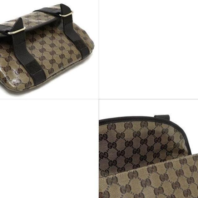 ◆ 本物 美品 ◆ GUCCI グッチ ウエストポーチ ウエストバッグ ボディバッグ GGクリスタル 保存袋 人気 374617 < ブランド  ◆ 本物 美品 ◆ GUCCI グッチ ウエストポーチ ウエストバッグ ボディバッグ GGクリスタル 保存袋 人気 374617 < ブランドの