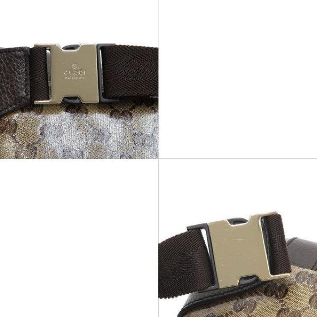 ◆ 本物 美品 ◆ GUCCI グッチ ウエストポーチ ウエストバッグ ボディバッグ GGクリスタル 保存袋 人気 374617 < ブランド  ◆ 本物 美品 ◆ GUCCI グッチ ウエストポーチ ウエストバッグ ボディバッグ GGクリスタル 保存袋 人気 374617 < ブランドの