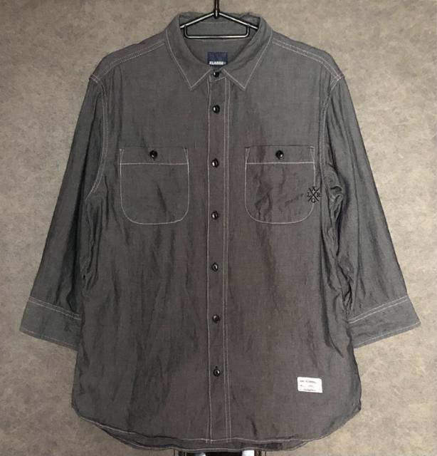 《XLARGE》七分丈シャツ エクストララージ オールド 古着 ヴィンテージ VINTEGE gorilla street 90s < ブランド  《XLARGE》七分丈シャツ エクストララージ オールド 古着 ヴィンテージ VINTEGE gorilla street 90s  < ブランドの