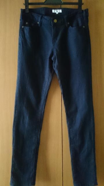 NATURAL BEAUTY BASIC☆コットンパンツ★スキニー☆ダークネイビー★チェック☆ < ブランド NATURAL BEAUTY BASIC☆コットンパンツ★スキニー☆ダークネイビー★チェック☆ < ブランドの