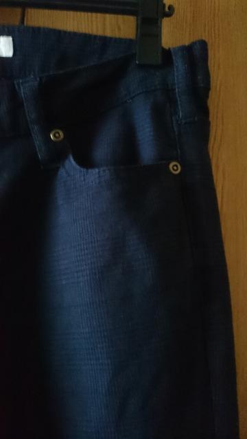 NATURAL BEAUTY BASIC☆コットンパンツ★スキニー☆ダークネイビー★チェック☆ < ブランド NATURAL BEAUTY BASIC☆コットンパンツ★スキニー☆ダークネイビー★チェック☆ < ブランドの