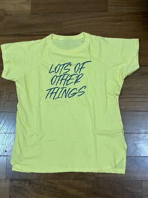 新品未使用 タグ無しTシャツ イエロー < 女性ファッション  新品未使用 タグ無しTシャツ イエロー  < 女性ファッションの