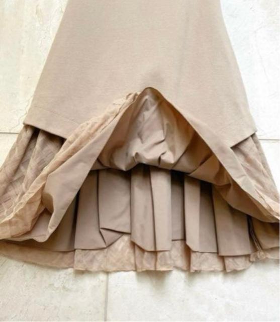 デイジーリン フォクシー パウダリーワンピース 異素材 ベージュ 38 チェック < ブランド デイジーリン フォクシー パウダリーワンピース 異素材 ベージュ 38 チェック < ブランドの