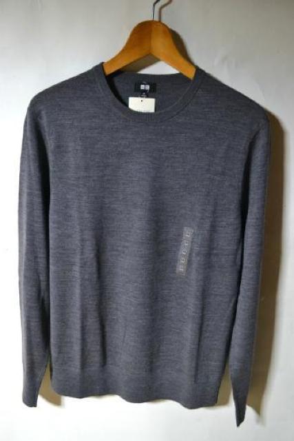 新品 UNIQLO ユニクロ メリノクルーネックセーター 長袖 グレー M メンズ 秋冬 ニット キレイ目 ビジネス 未使用 即決 < ブランド 新品 UNIQLO ユニクロ メリノクルーネックセーター 長袖 グレー M メンズ 秋冬 ニット キレイ目 ビジネス 未使用 即決 < ブランドの