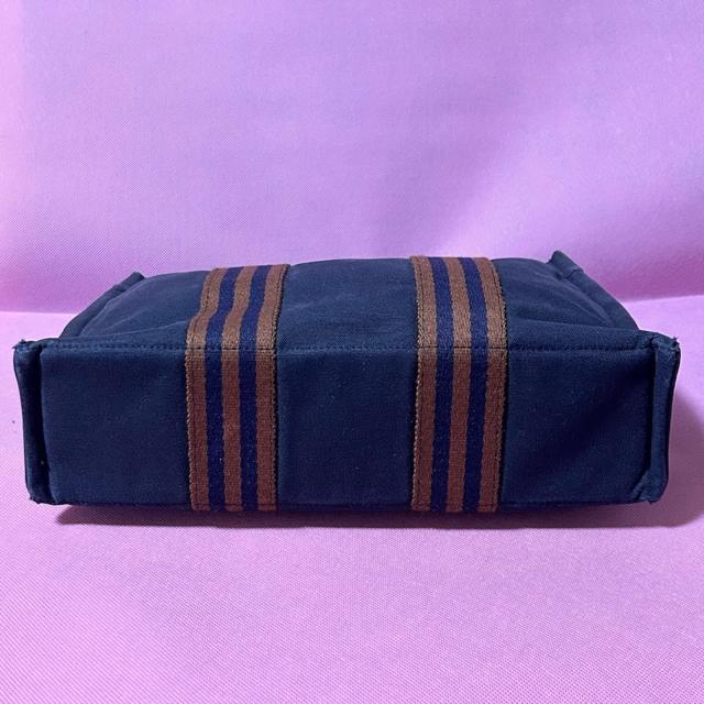 HERMES Fourre-Tout �G�����X PM �t�[���g�D �g�[�g�o�b�O �l�C�r�[ �u���E�� �� �u�����h�� 