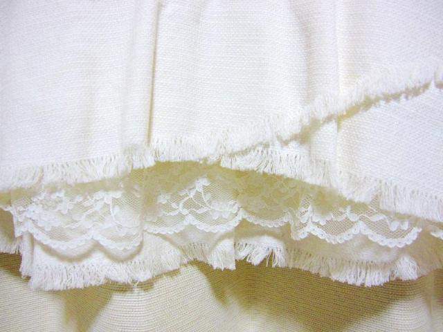 新品 キスミス Xmissフリル リボン レース ジャケット スカート スーツ 白 S < ブランド 新品 キスミス Xmissフリル リボン レース ジャケット スカート スーツ 白 S < ブランドの